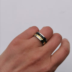 Unisex Roman Numerals Titanium Steel Ring