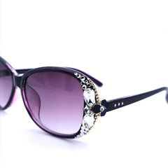 Hand inlaid Swarovski crystal sparkle sunglasses
