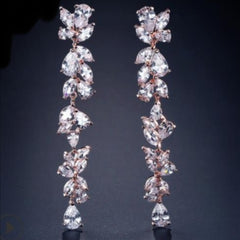 Cubic Zironia sparkle dangling earring