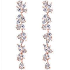 Cubic Zironia sparkle dangling earring