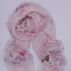 100% silk scarf