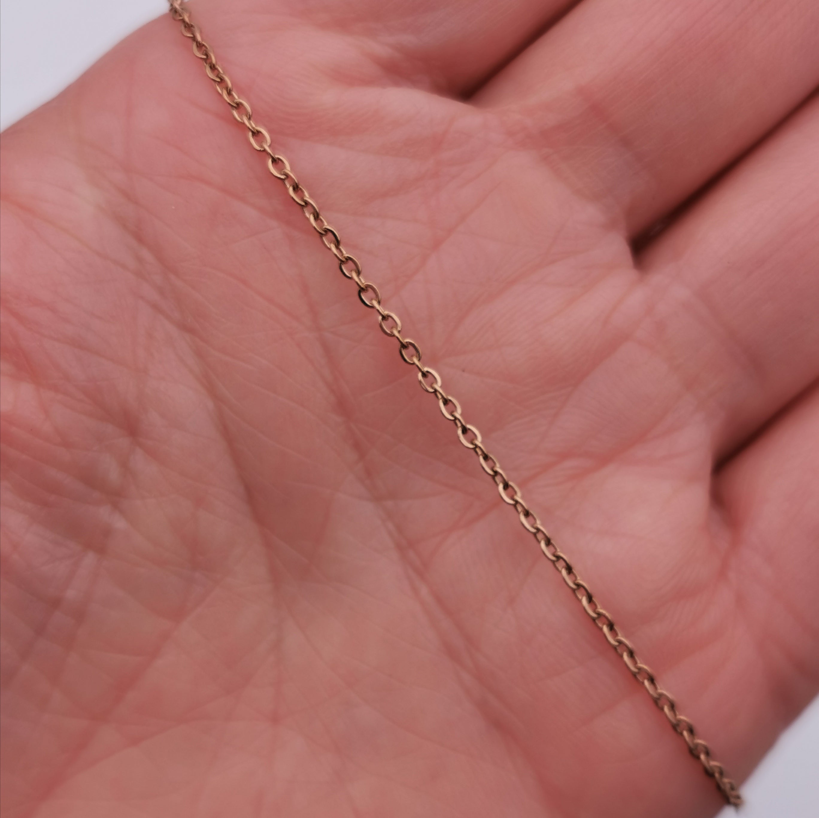 Rose gold rhodium plated stainless steel chain – Lucy&Roise