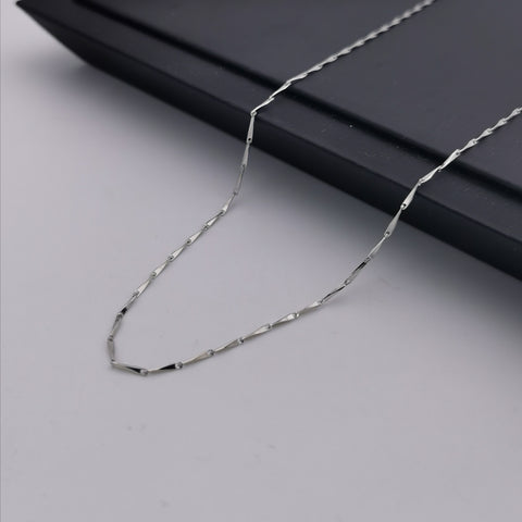 S925 sterling silver seed chain