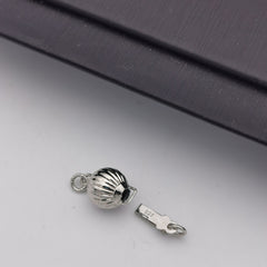 S925 sterling silver ball clasp