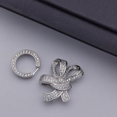 S925 sterling silver three layers clasp