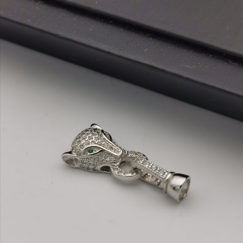 S925 sterling silver leopard clasp
