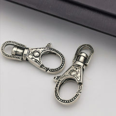 S925 sterling silver chunky lobster clasp