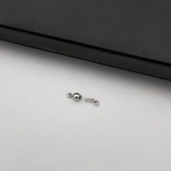 S925 sterling silver ball clasp