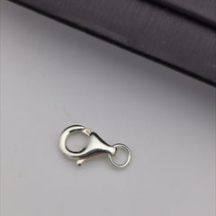S925 sterling silver lobster clasp with two rings