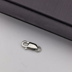 S925 sterling silver rhodium plated clasp