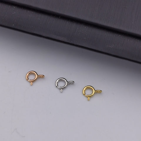 S925 sterling silver spring clasp