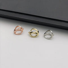 Alloy rhodium plated clasp/connector