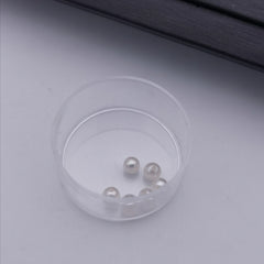 3.5mm-4mm genuine excellent lustre Akoya mini round loose pearl half drilled