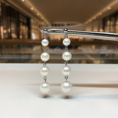Fashion and elegant freshwater pearl earring